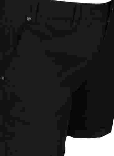 Baumwollshorts mit Taschen, Black, Packshot image number 2