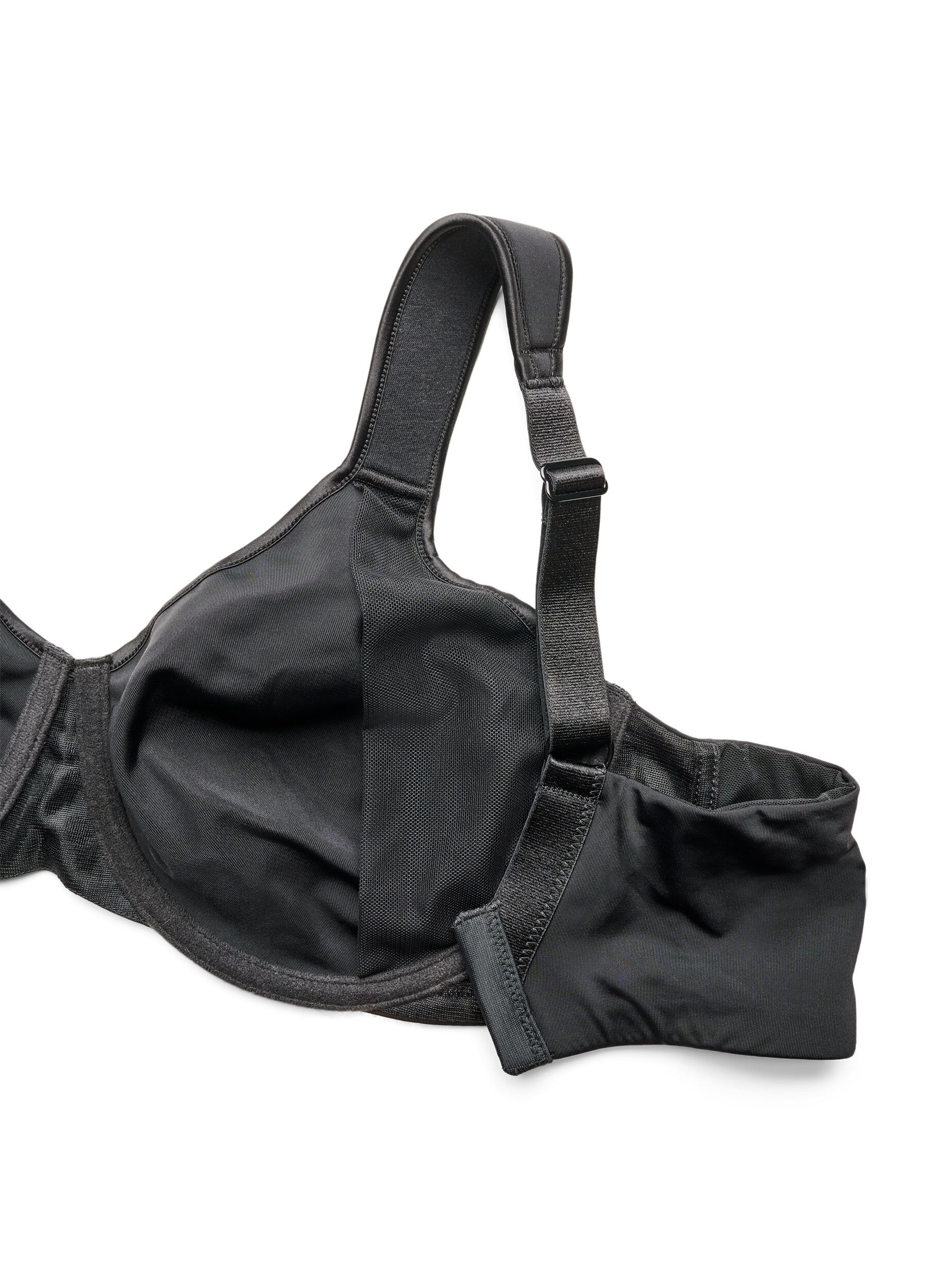 ZizziMinimizer-BH mit gepolsterten Tr&auml;gern, Schwarz, Packshot image number 3