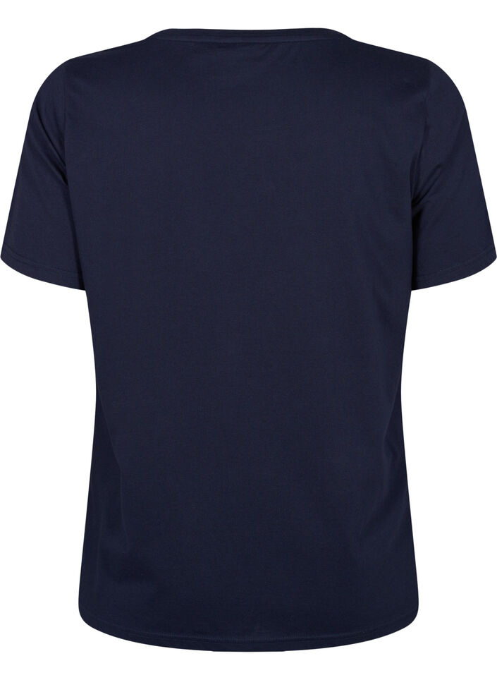 FLASH - T-Shirt mit Motiv, Navy Blazer, Packshot image number 1