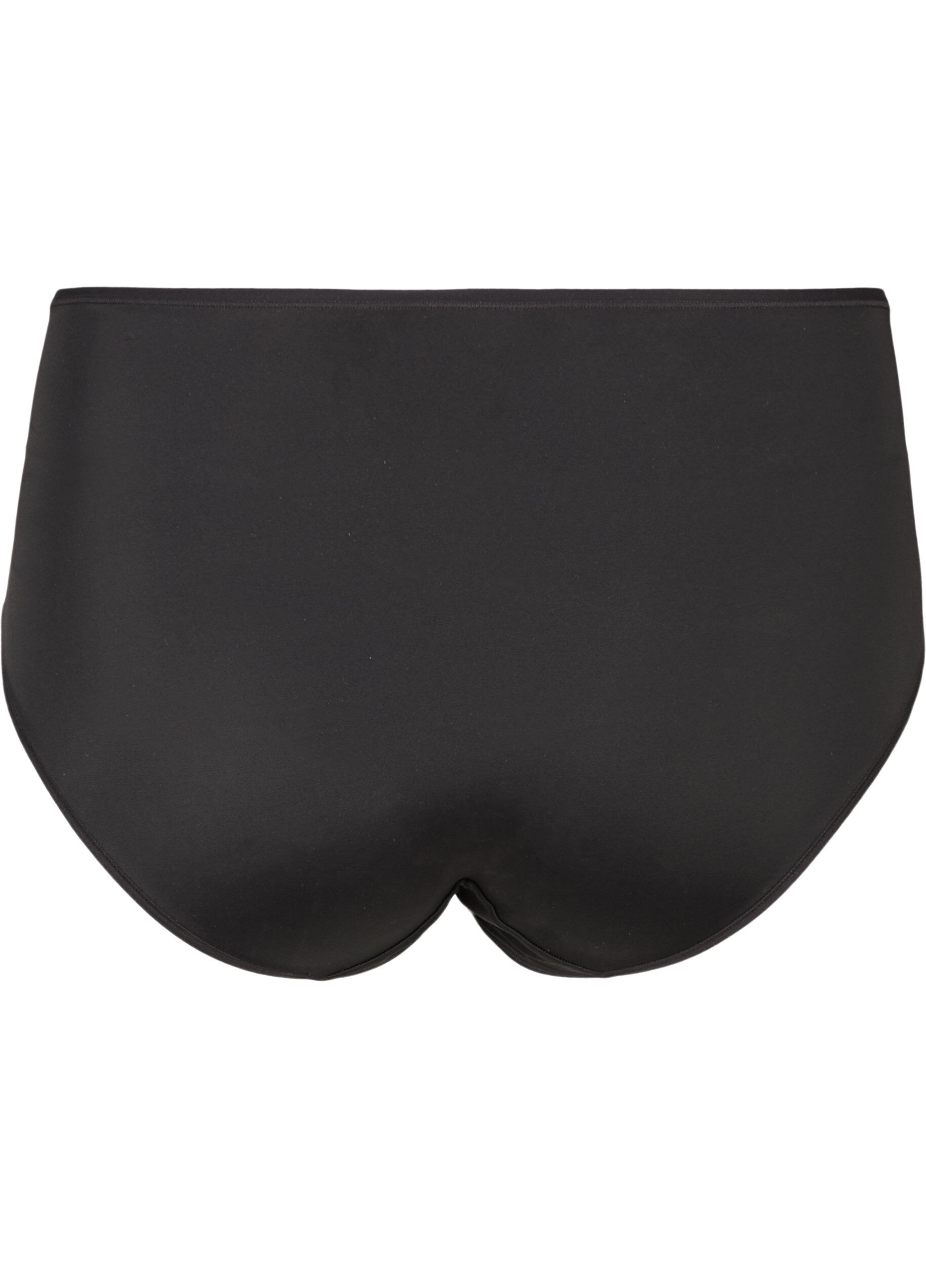 Zizzi2-pack Unterhose mit normaler Taille, Schwarz, Packshot image number 1