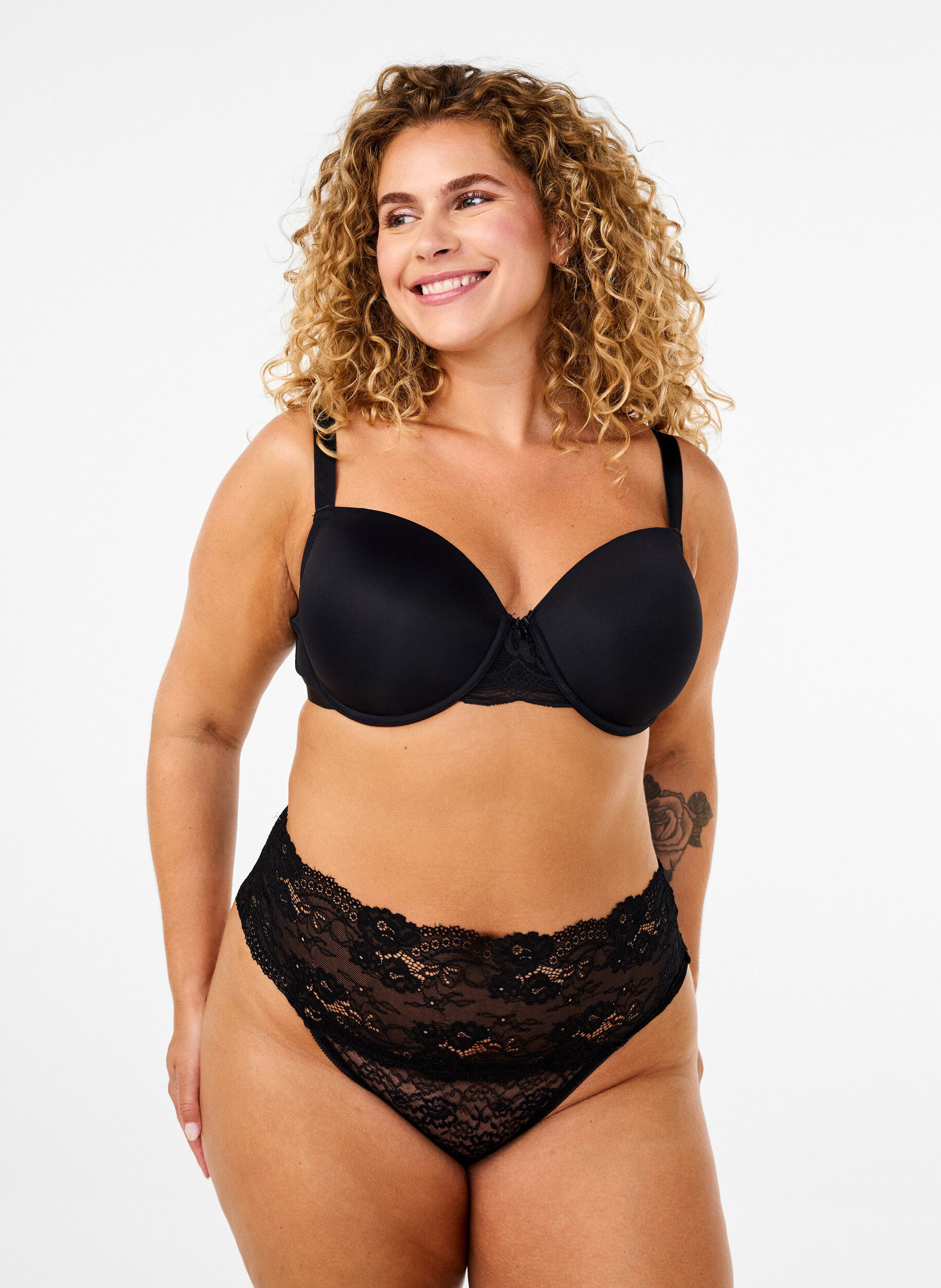 2er-Pack G-String Slips, Schwarz, Model