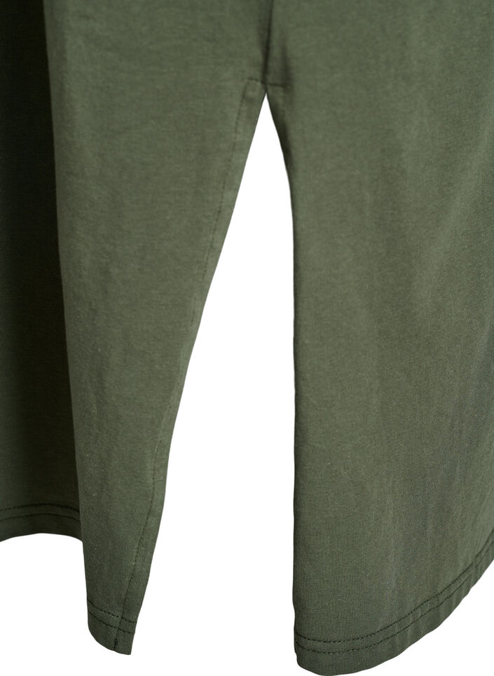 Midi-T-Shirtkleid mit V-Ausschnitt., 2151, Packshot image number 3