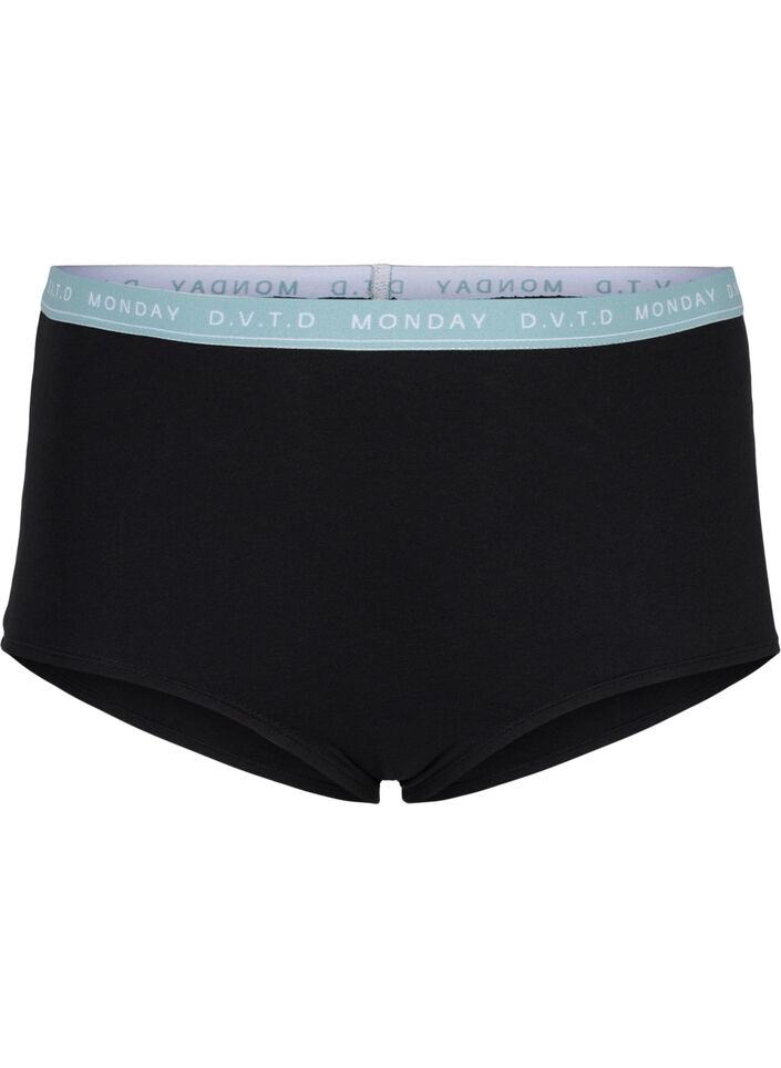 7er-Pack Hipster aus Baumwolle mit Wochentagen, Multi Pastel Pack, Packshot image number 2