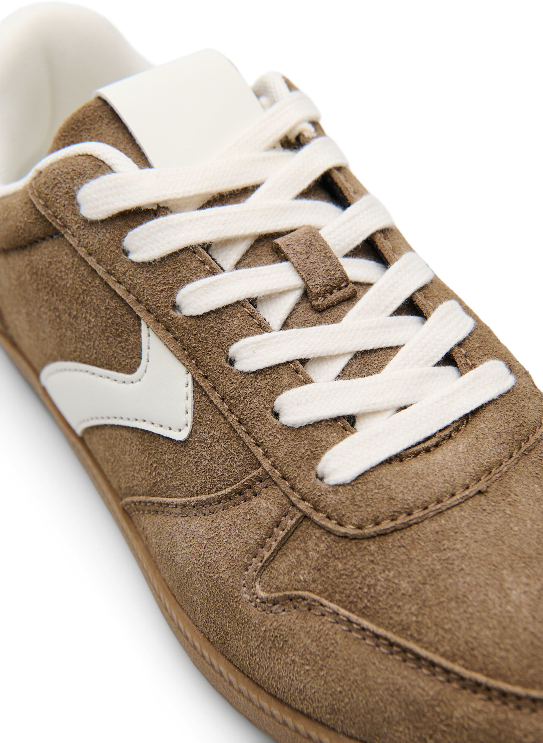 ZizziSneaker aus Wildlederimitat, Braun, Packshot image number 3