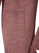 Strickjacke mit Rippenstrick und Taschen, Rot, Packshot image number 3