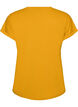Kurz&auml;rmeliges T-Shirt aus einer Baumwollmischung, Gelb, Packshot image number 1
