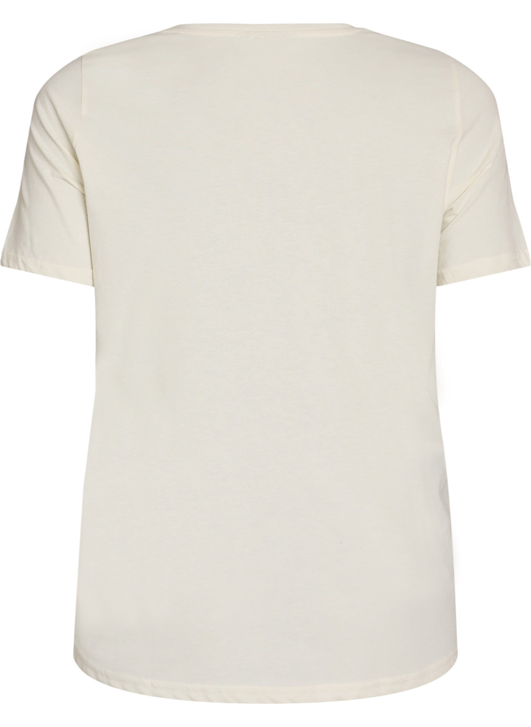 ZizziT-Shirt mit Print, Wei&szlig;, Packshot image number 1