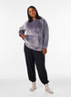 Hoodie aus Velours mit K&auml;ngurutasche, Grau, Model image number 1