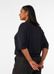Bluse aus Jersey mit ellbogenlangen Ballon&auml;rmeln, Schwarz, Model image number 2