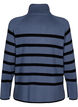 Gestreifter Strickpullover mit Rollkragen, B.Sea w.BlackStripes, Packshot image number 1