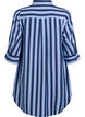 Kleid mit Kragen und Brusttasche, Blau, Packshot image number 1