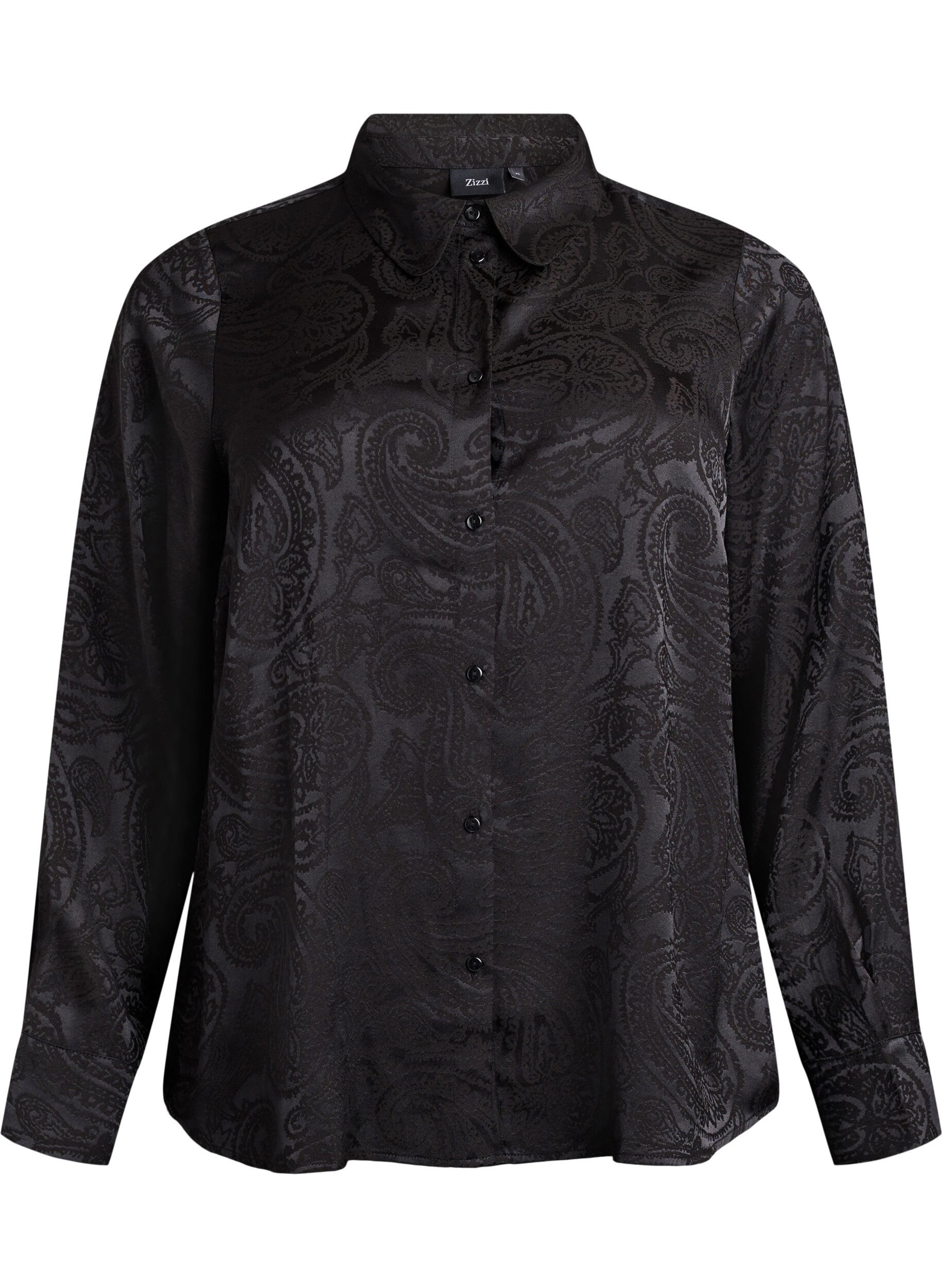 Bluse mit Ton-in-Ton Paisleymuster