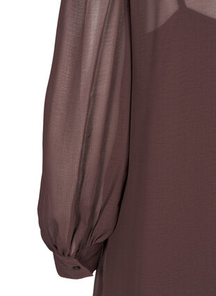 Langarm Kleid mit Knopfverschluss, Fudge, Packshot image number 3