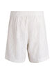 Hoch taillierte Bermudashorts aus Spitze, Vanille, Packshot image number 1