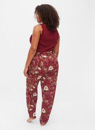 Pyjama Hose mit Bllumen-Print, Cabernet Flower Pr., Model