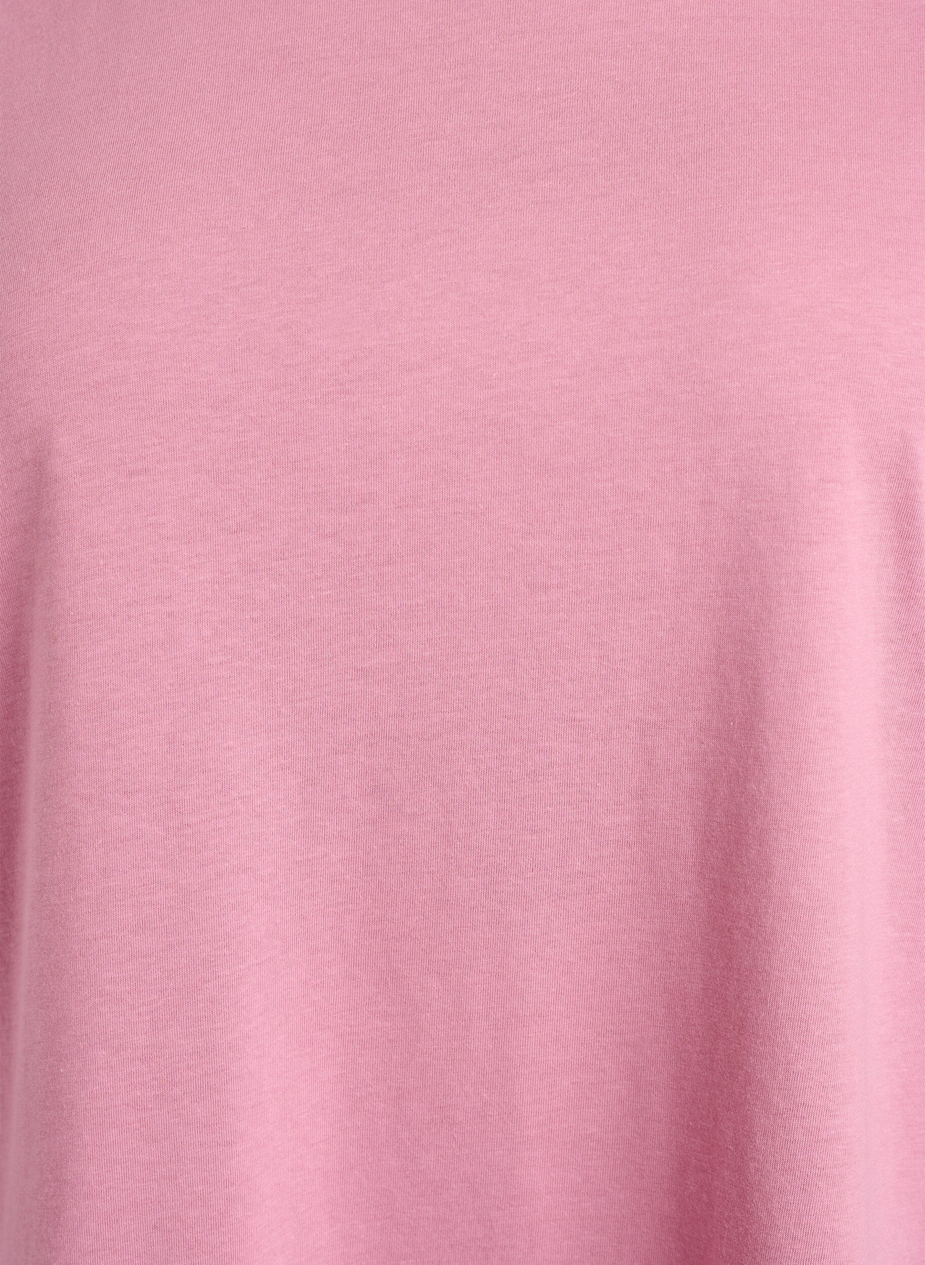 ZizziKurz&auml;rmeliges T-Shirt aus Baumwollmischgewebe, Rot, Packshot image number 2