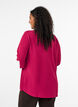 Bluse mit Smockb&uuml;ndchen und V-Ausschnitt, Rot, Model image number 2
