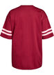 Sportliches Oversize-College-T-Shirt, Rot, Packshot image number 1