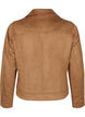 Bikerjacke aus Wildlederimitat, Toasted Coconut, Packshot image number 1
