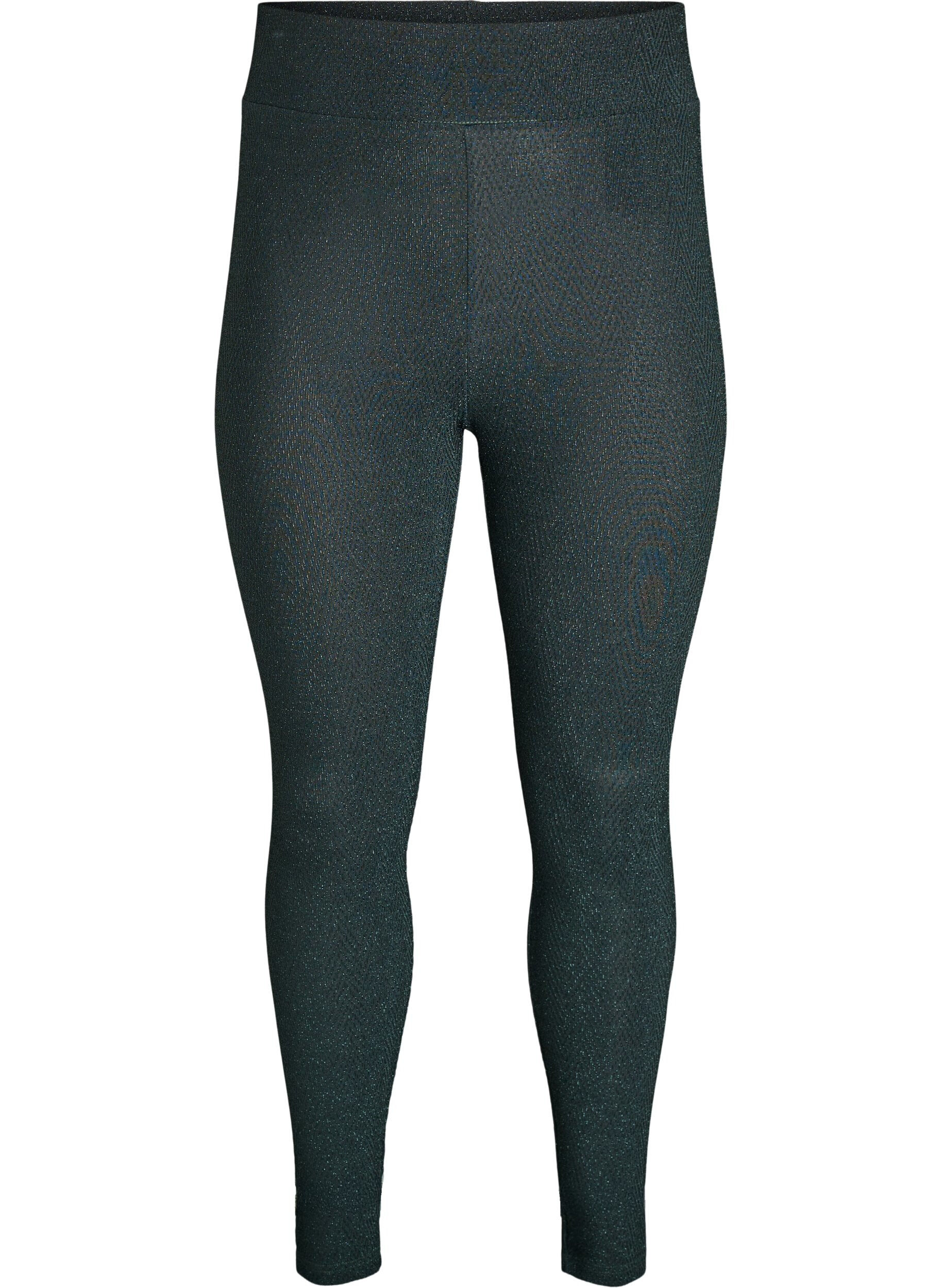 Leggings mit Glitzermuster