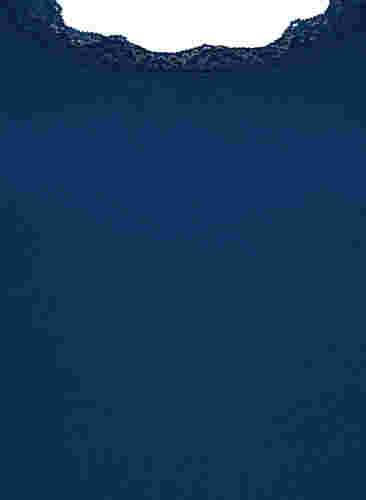 Top mit Spitzensaum, Insignia Blue, Packshot image number 2