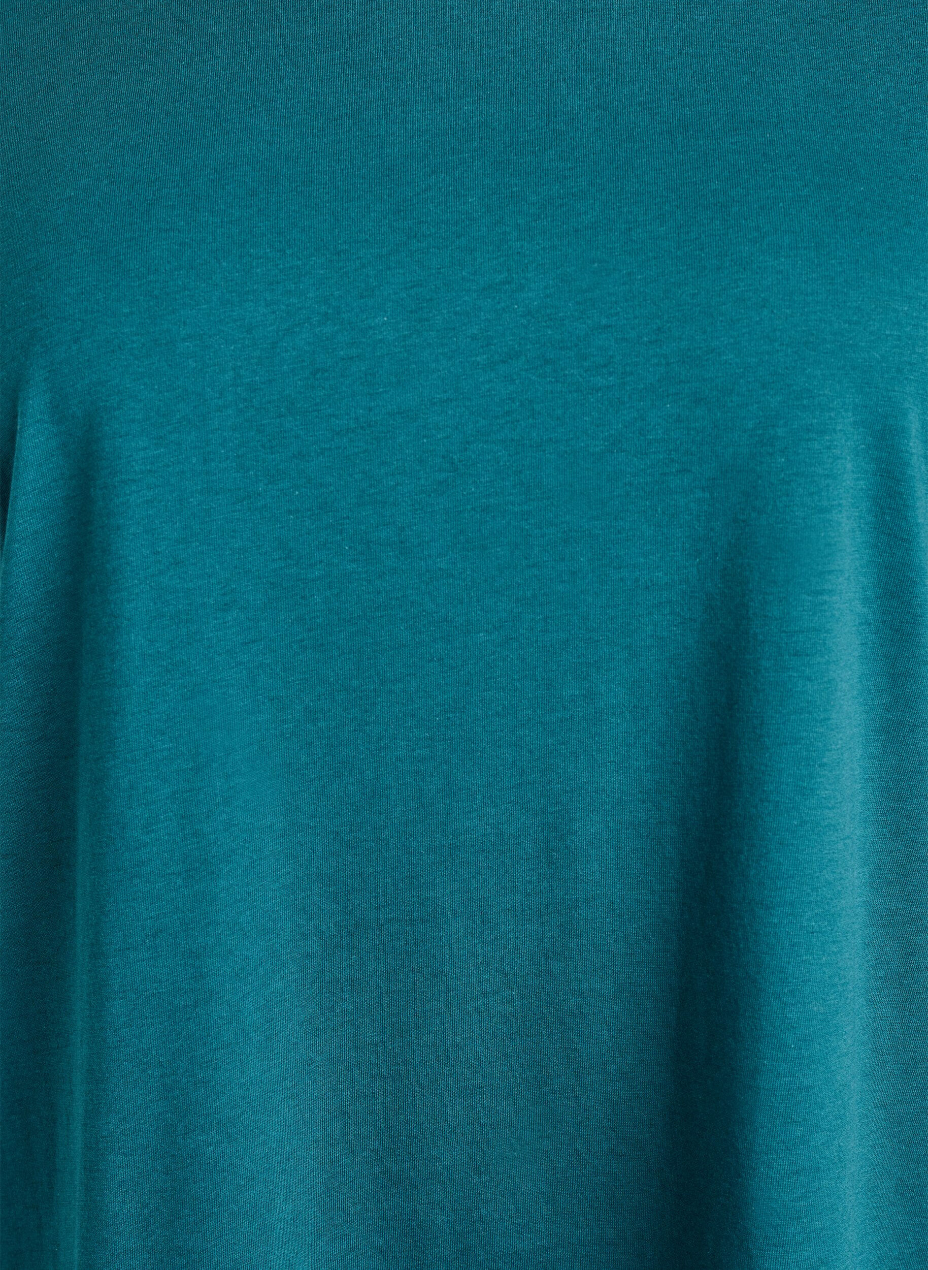 ZizziKurz&auml;rmeliges T-Shirt aus einer Baumwollmischung, Gr&uuml;n, Packshot image number 2