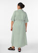 Kn&ouml;chellanges Hemdblusenkleid mit Bindeg&uuml;rtel und Streifen, Gr&uuml;n, Model image number 1