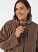 Regenjacke mit Taschen und Kapuze., Braun, Model image number 3