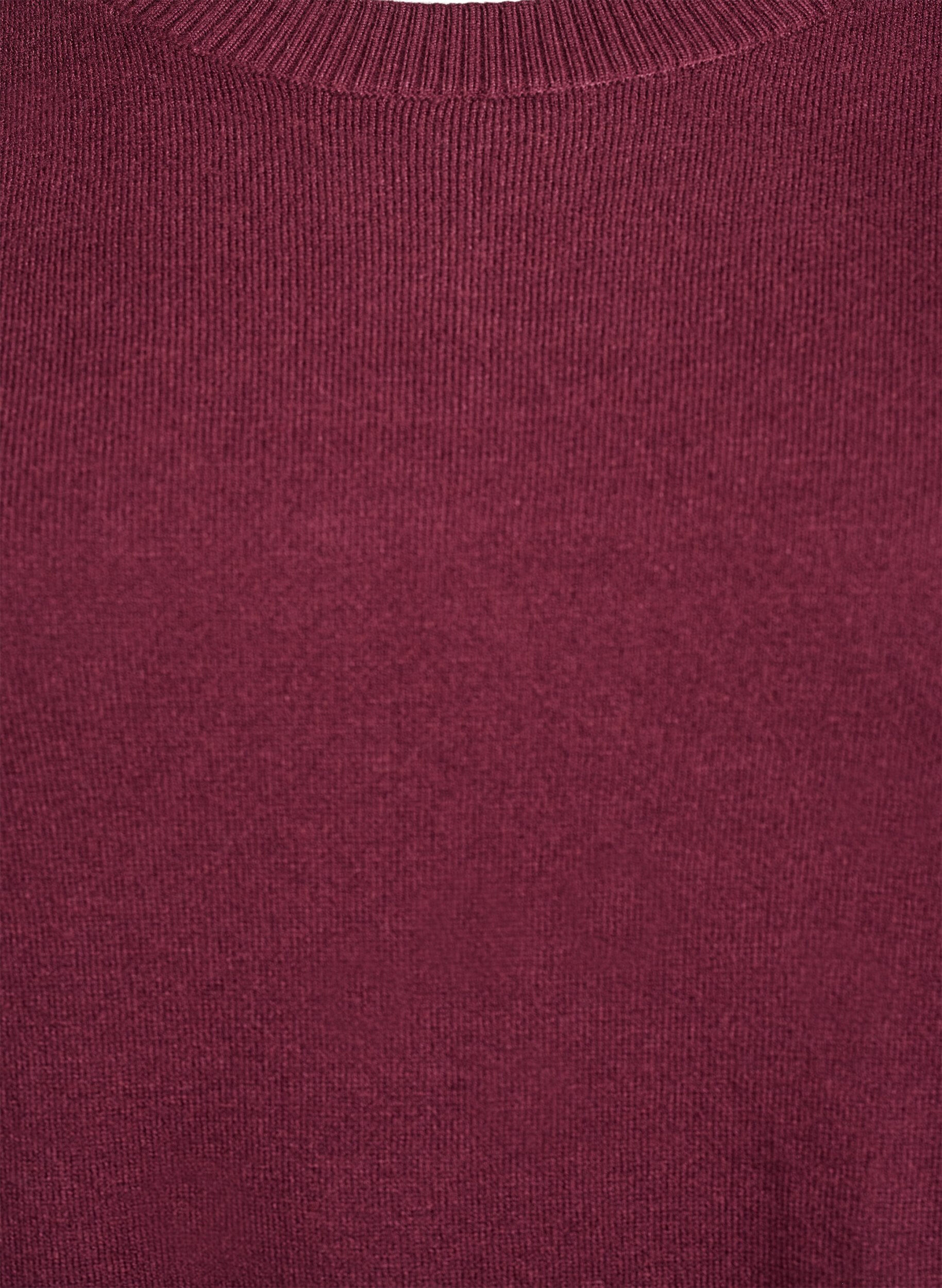 ZizziStrickpullover mit Rundhalsausschnitt, Rot, Packshot image number 2