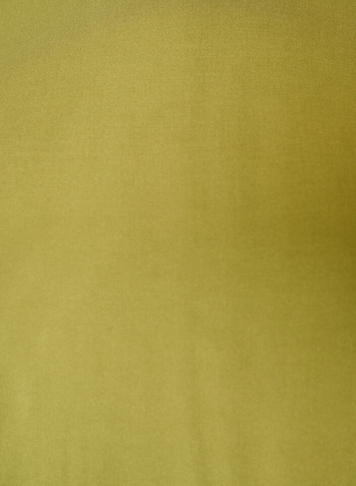 Kurz&auml;rmelige, gewebte Bluse mit Rundhals, Gr&uuml;n, Packshot image number 2