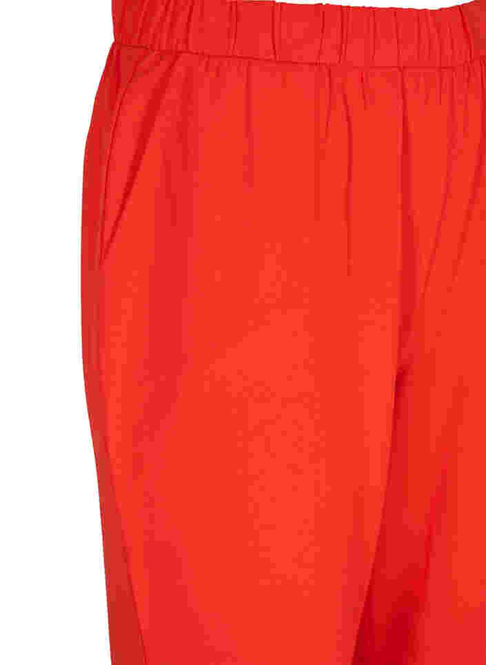 Weite Hose mit Taschen, Fiery Red, Packshot image number 2