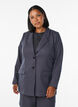 Klassischer Blazer mit Taschen, Grau, Model image number 0