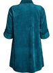 Cordkleid mit Rei&szlig;verschluss und 3/4-&Auml;rmeln, Gr&uuml;n, Packshot image number 1