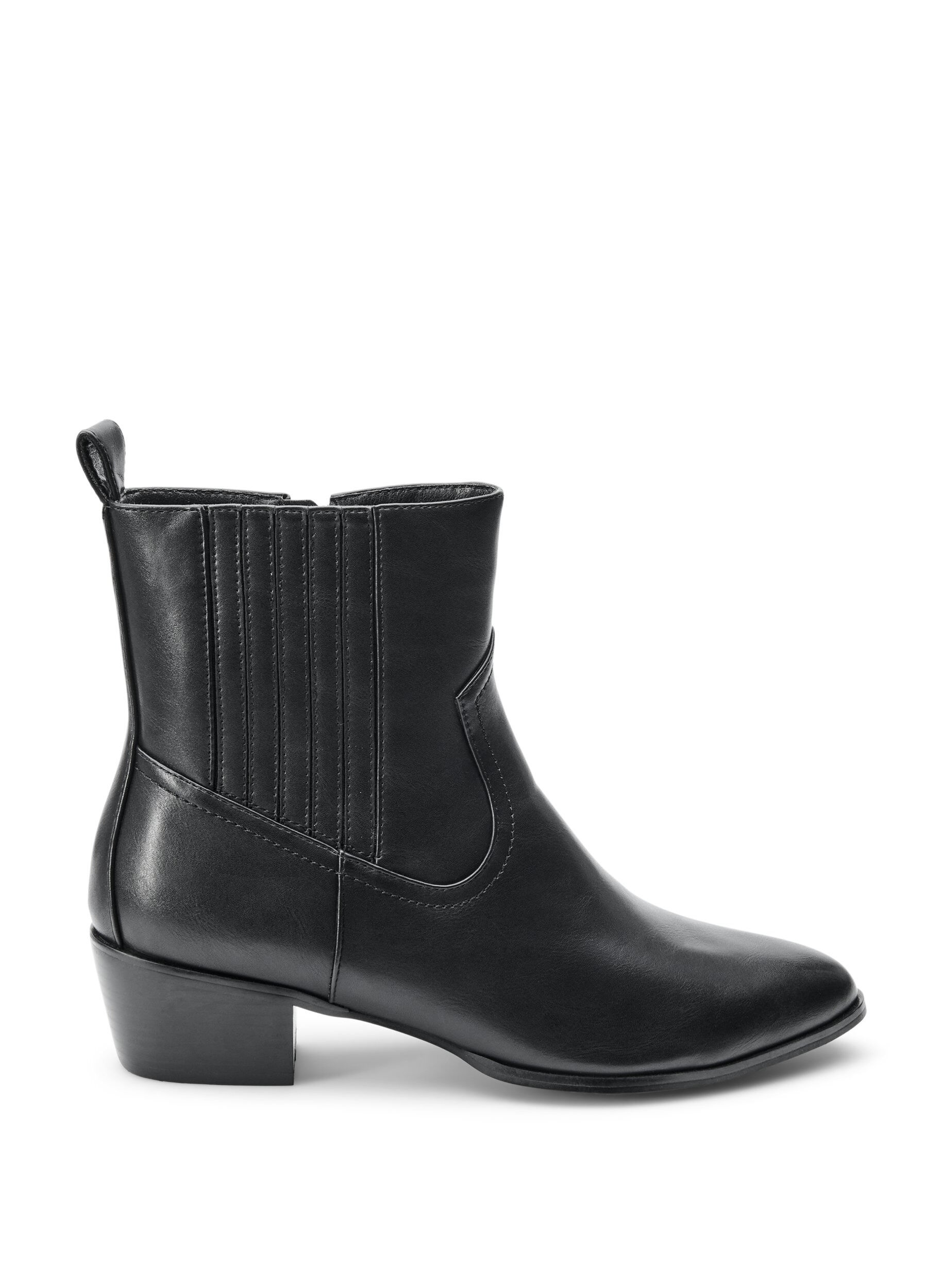ZizziLangschaftstiefel mit abnehmbarem Schaft, Schwarz, Packshot image number 2