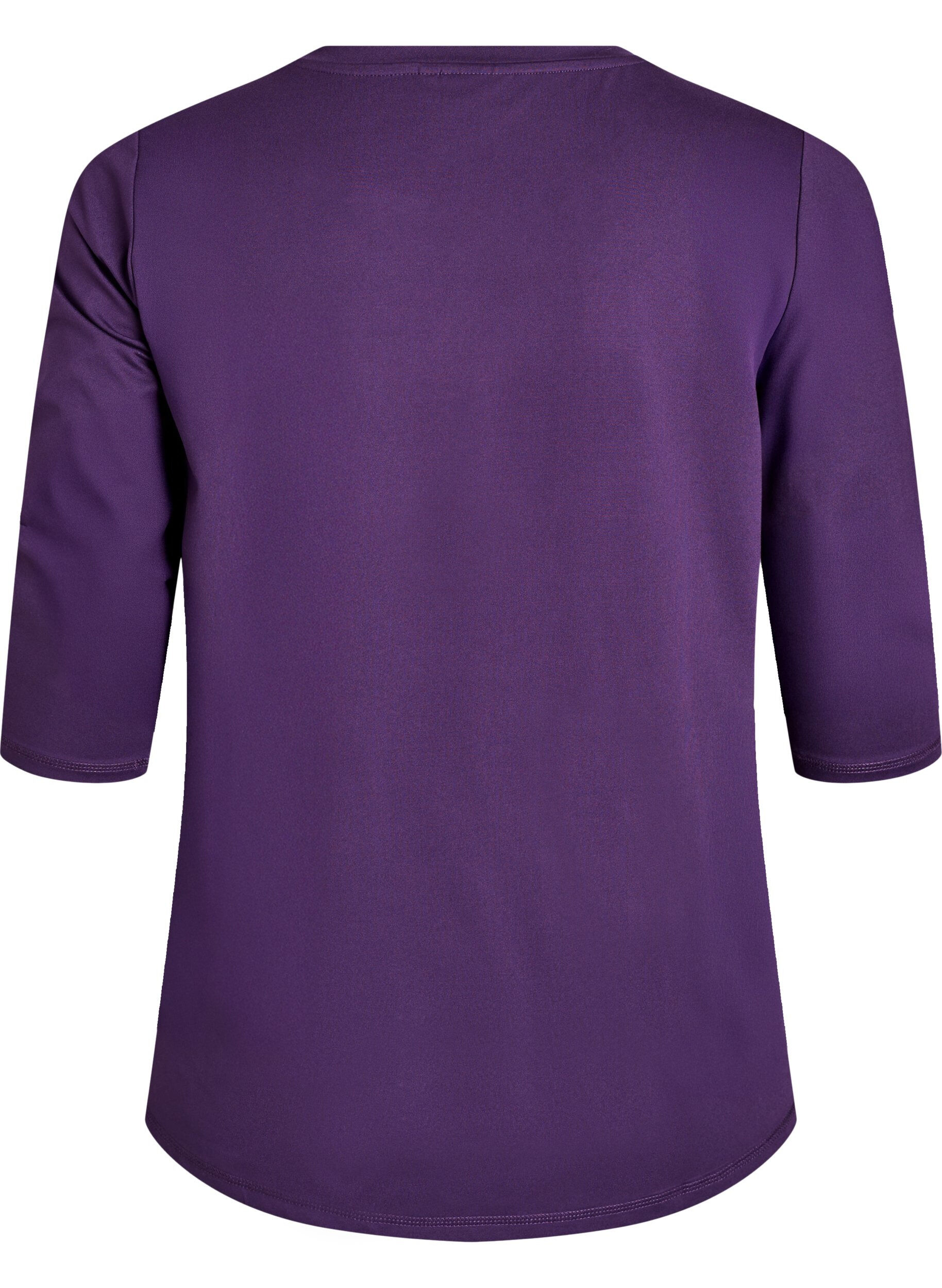 ZizziTrainingsshirt mit 3/4-&Auml;rmeln, Lila, Packshot image number 1