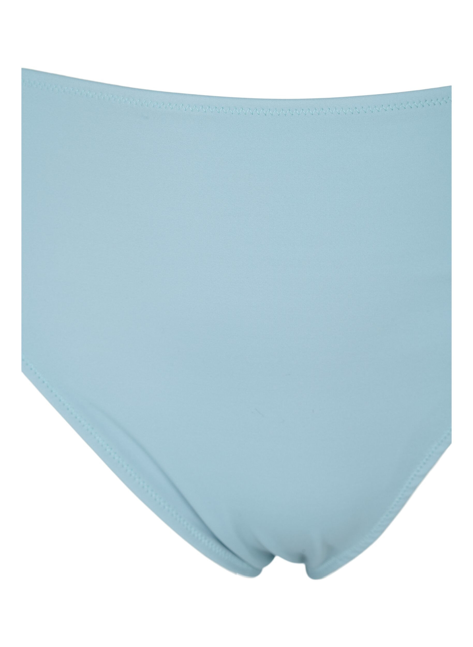 ZizziHochtailliertes Bikiniunterteil, Blau, Packshot image number 2