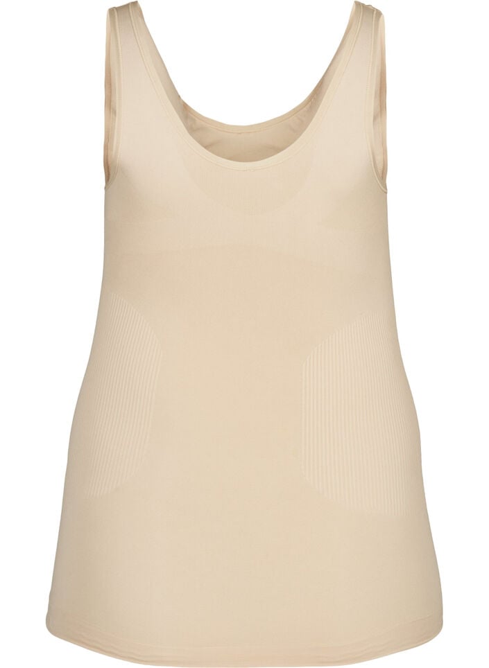 Shapewear Top mit breiten Tr&auml;gern, Beige, Packshot