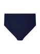 Hoch taillierte Bikinihose mit Struktur, Blau, Packshot image number 1