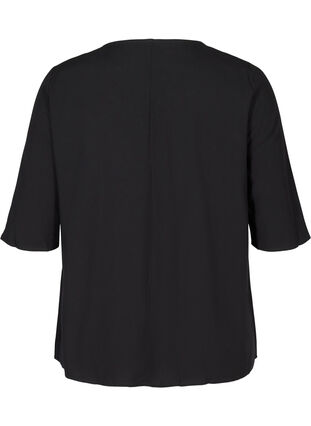 Bluse aus Viskose, Black, Packshot image number 1