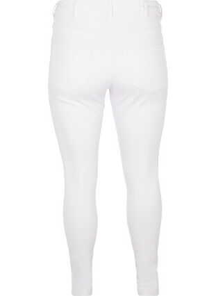 Super Slim Amy Jeans mit hoher Taille, White, Packshot image number 1