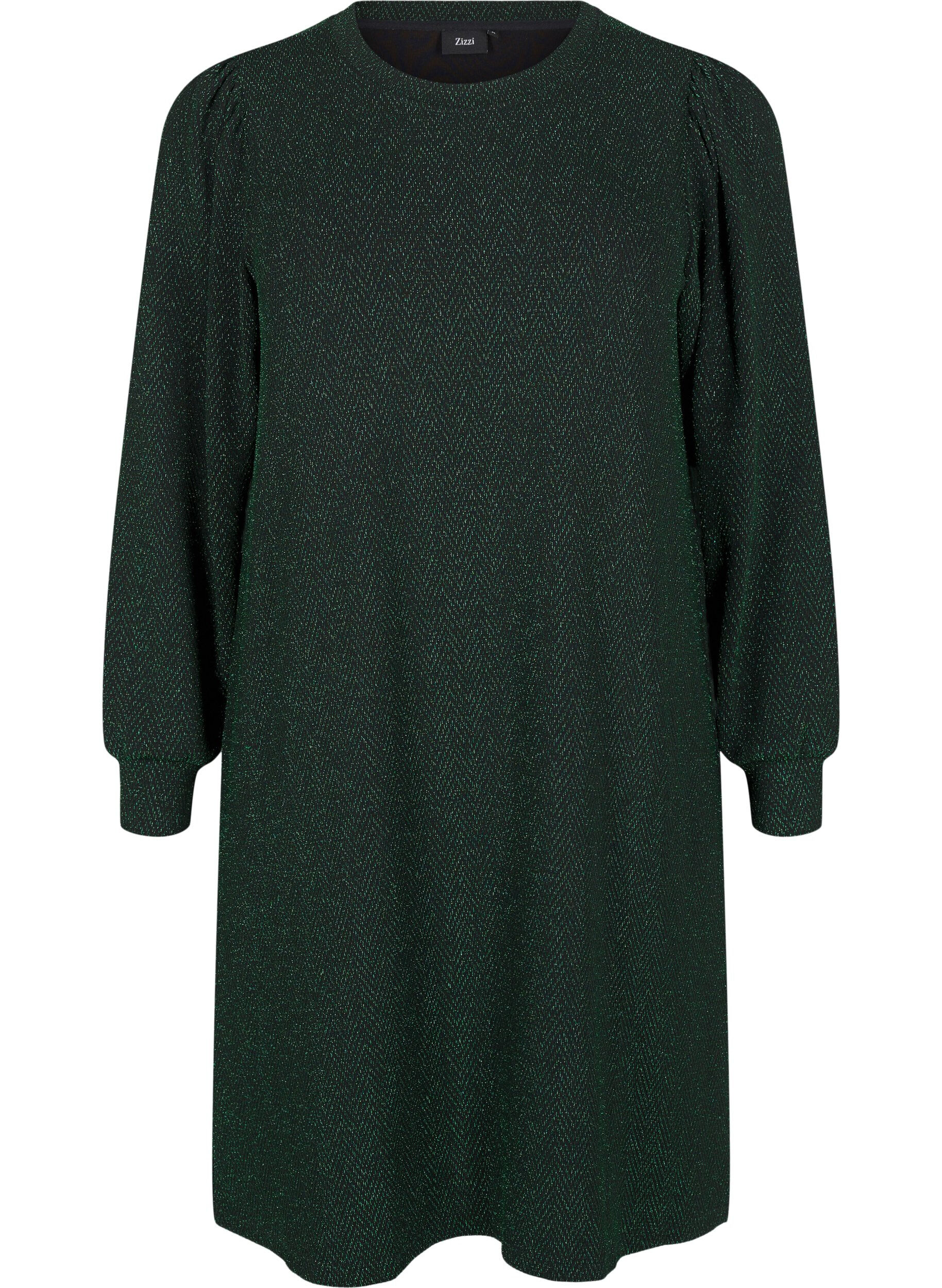 ZizziKleid mit Zickzackmuster und Glitzer, Scarab ZigZagShimmer, Packshot image number 0