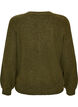 Strickjacke mit V-Ausschnitt und Rippstruktur, Gr&uuml;n, Packshot image number 1