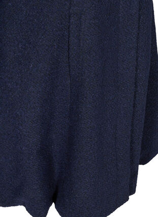 Lange Jacke mit Kapuze und Wolle, Black, Packshot image number 3