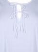 Tunika aus Viskose mit Bindebändern, Bright White, Packshot image number 2
