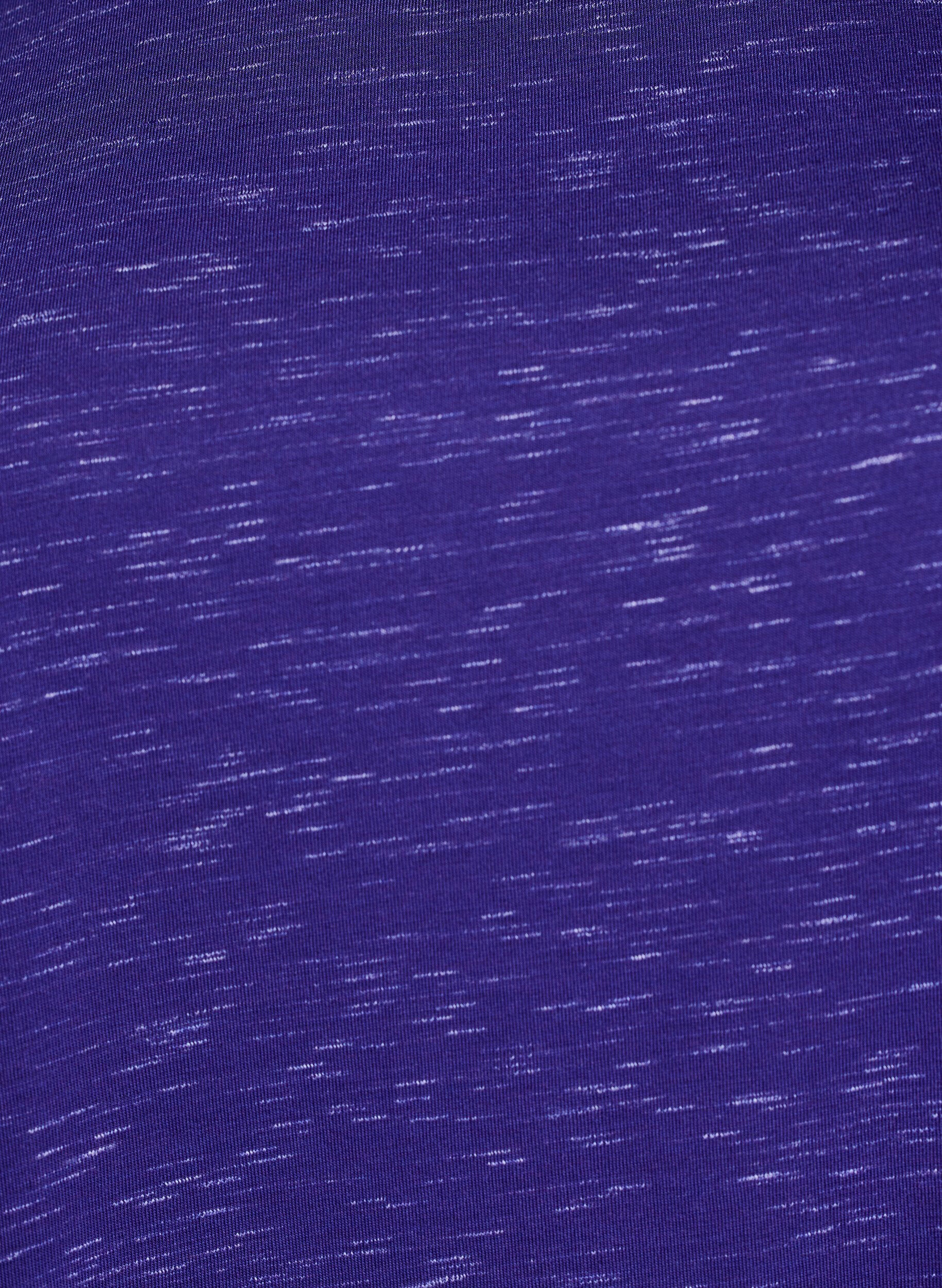 ZizziLockeres Trainingstop mit kurzen &Auml;rmeln, Lila, Packshot image number 2