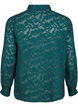 Jacquard-Bluse mit Knöpfen, Rain Forest, Packshot image number 1