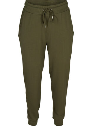 Sweatpants mit Taschen und Kordelzug, Ivy Green, Packshot image number 0