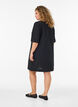 Kleid aus Baumwolle mit kurzen &Auml;rmeln und Taschen, Schwarz, Model image number 2