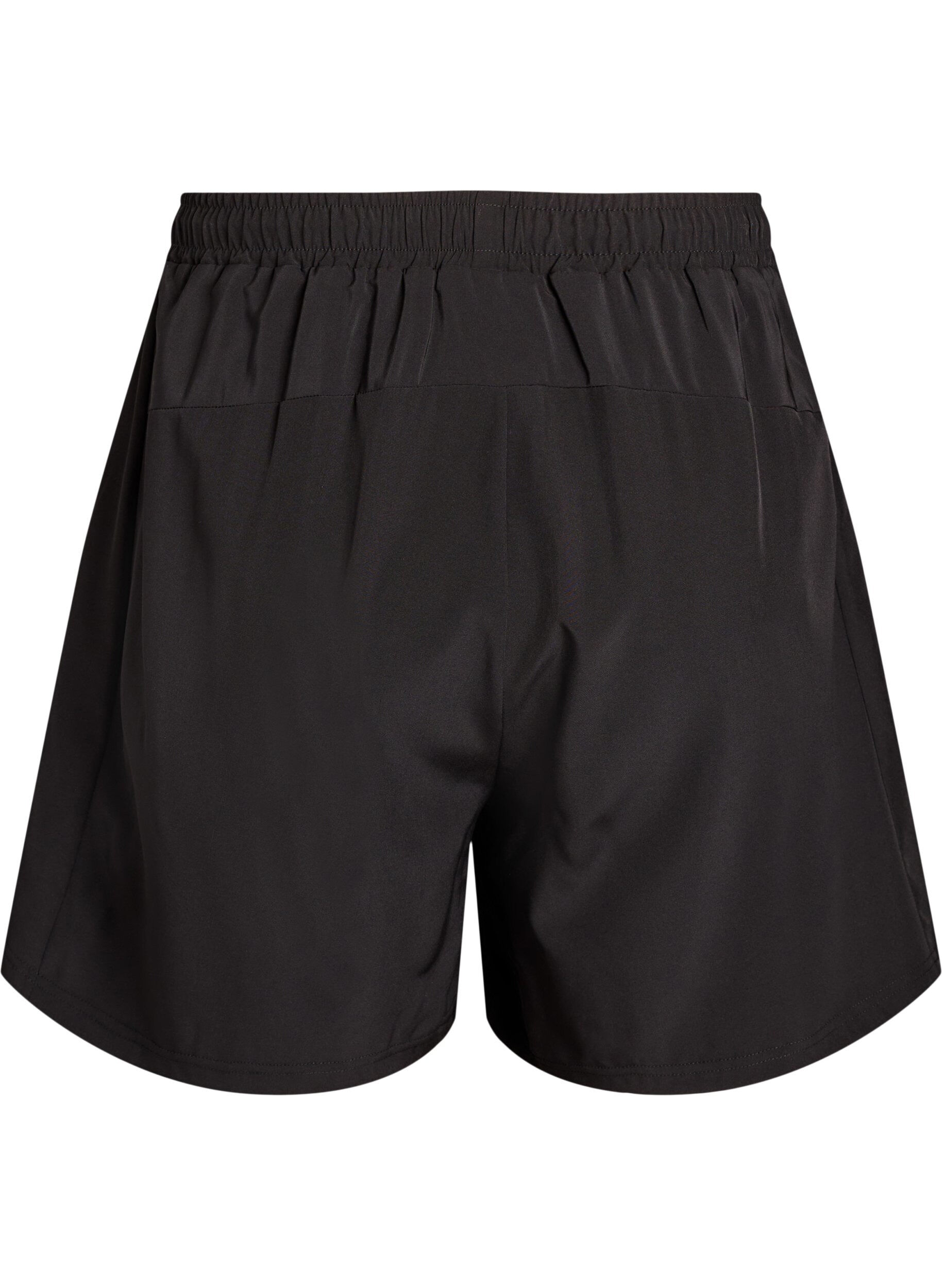 ZizziTrainingsshorts mit Innenhose und Handytasche, Schwarz, Packshot image number 1
