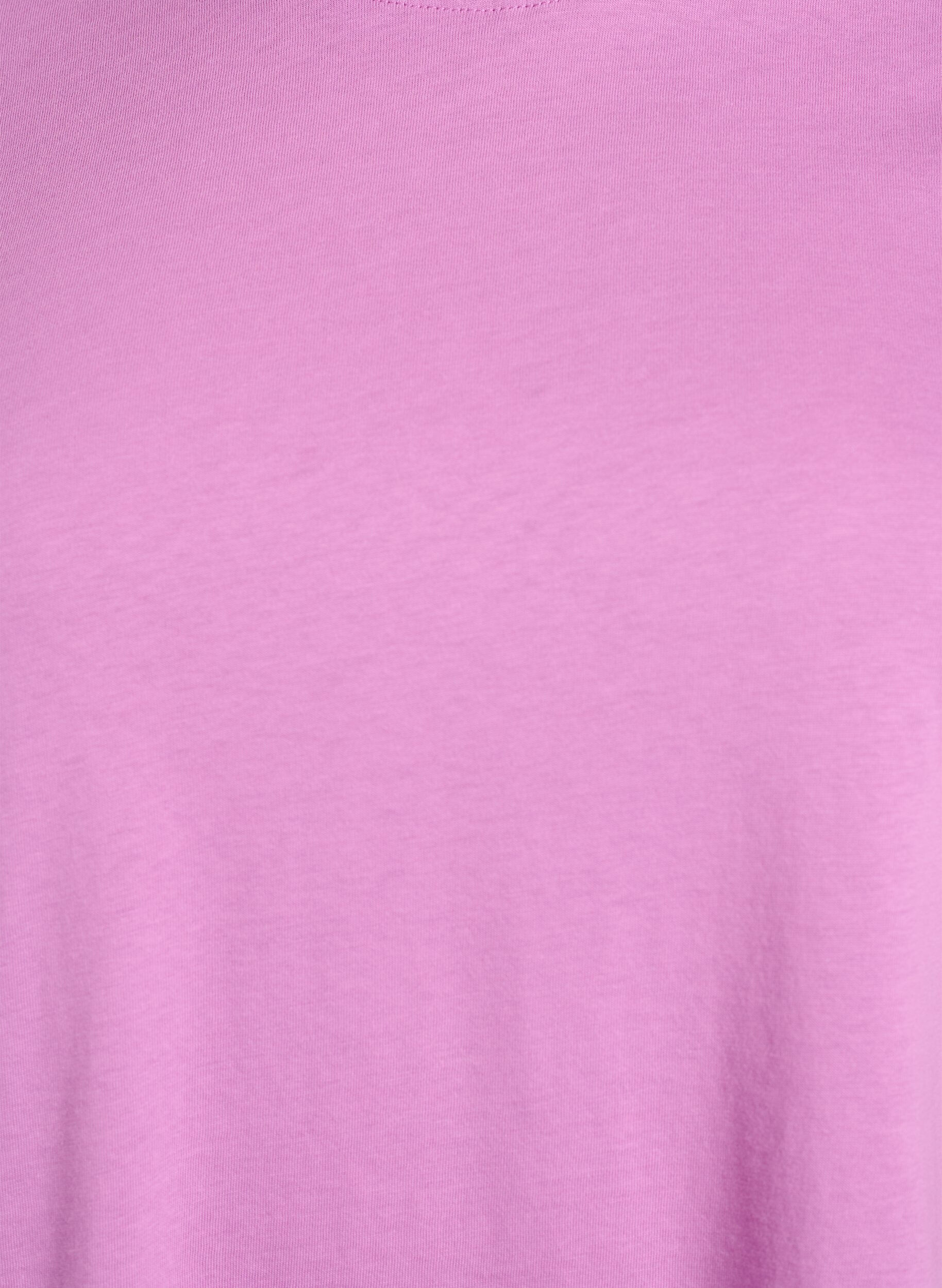 ZizziBasic-T-Shirt aus Baumwolle mit Rundhalsausschnitt, Lila, Packshot image number 2